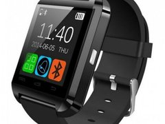 Resigilat! Smartwatch iUni U8+, LCD 1.44 inch, Notificari, Bluetooth, Negru